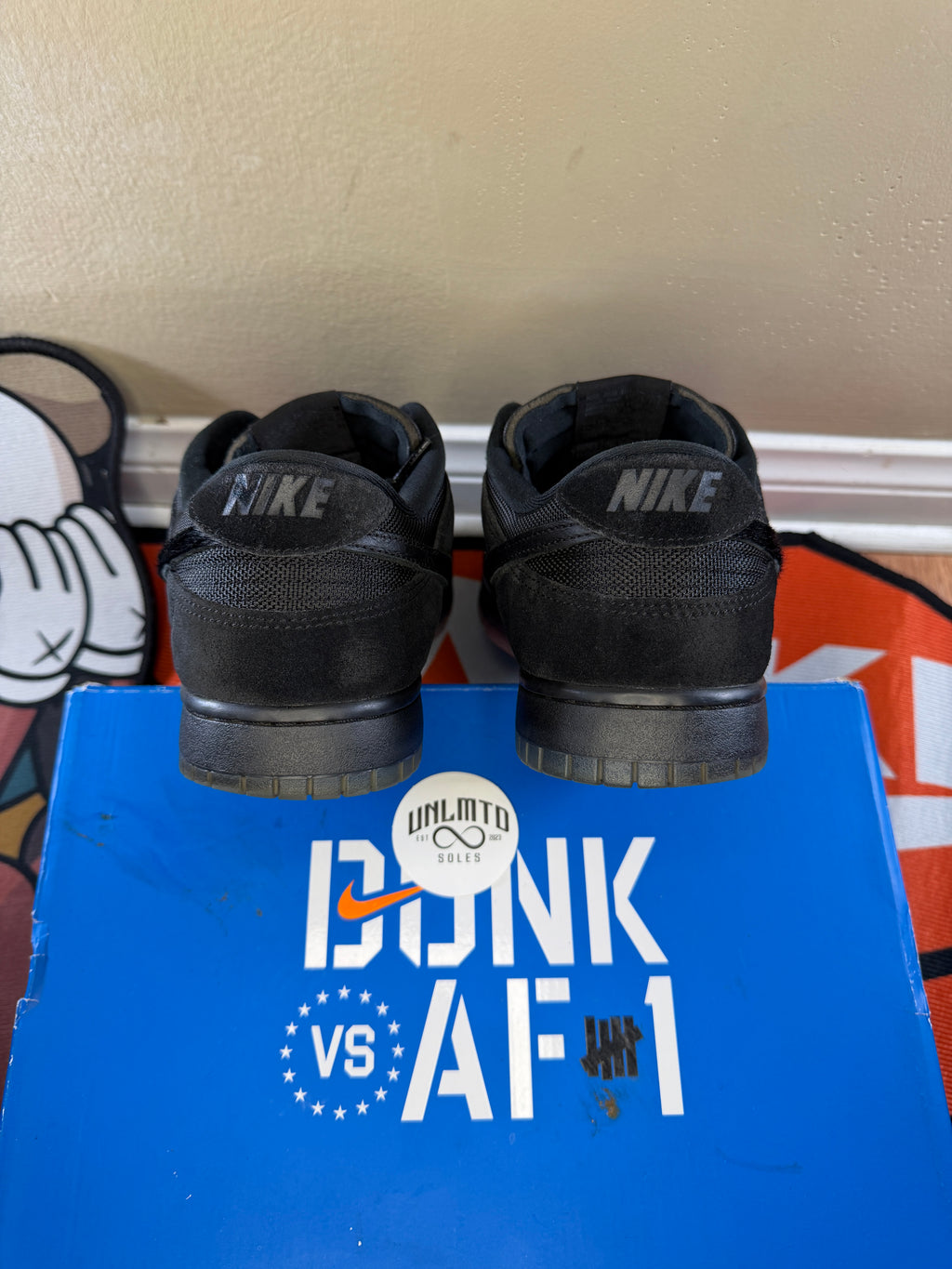 Back view of shoe