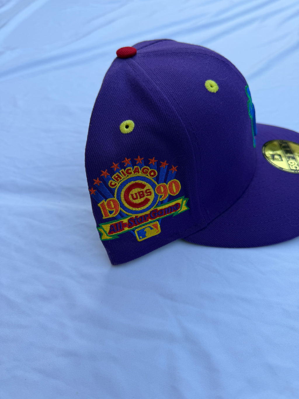 Chicago cubs all star 1990 patch on left side 