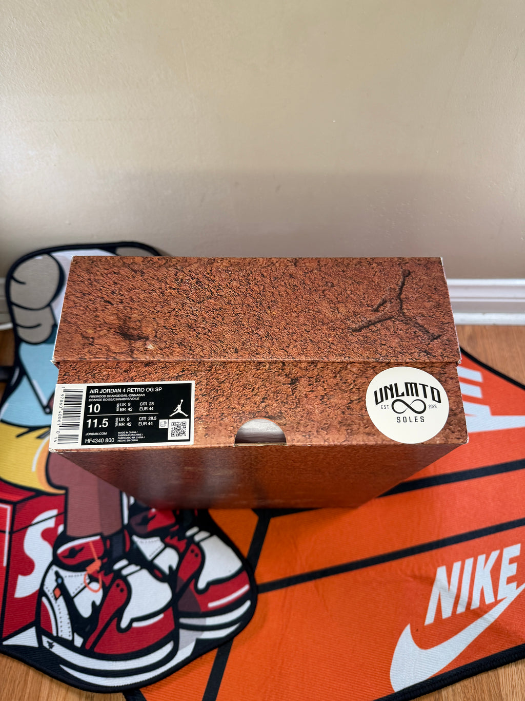 Air Jordan 4 Retro OG SP Nigel Sylvester Brick by Brick