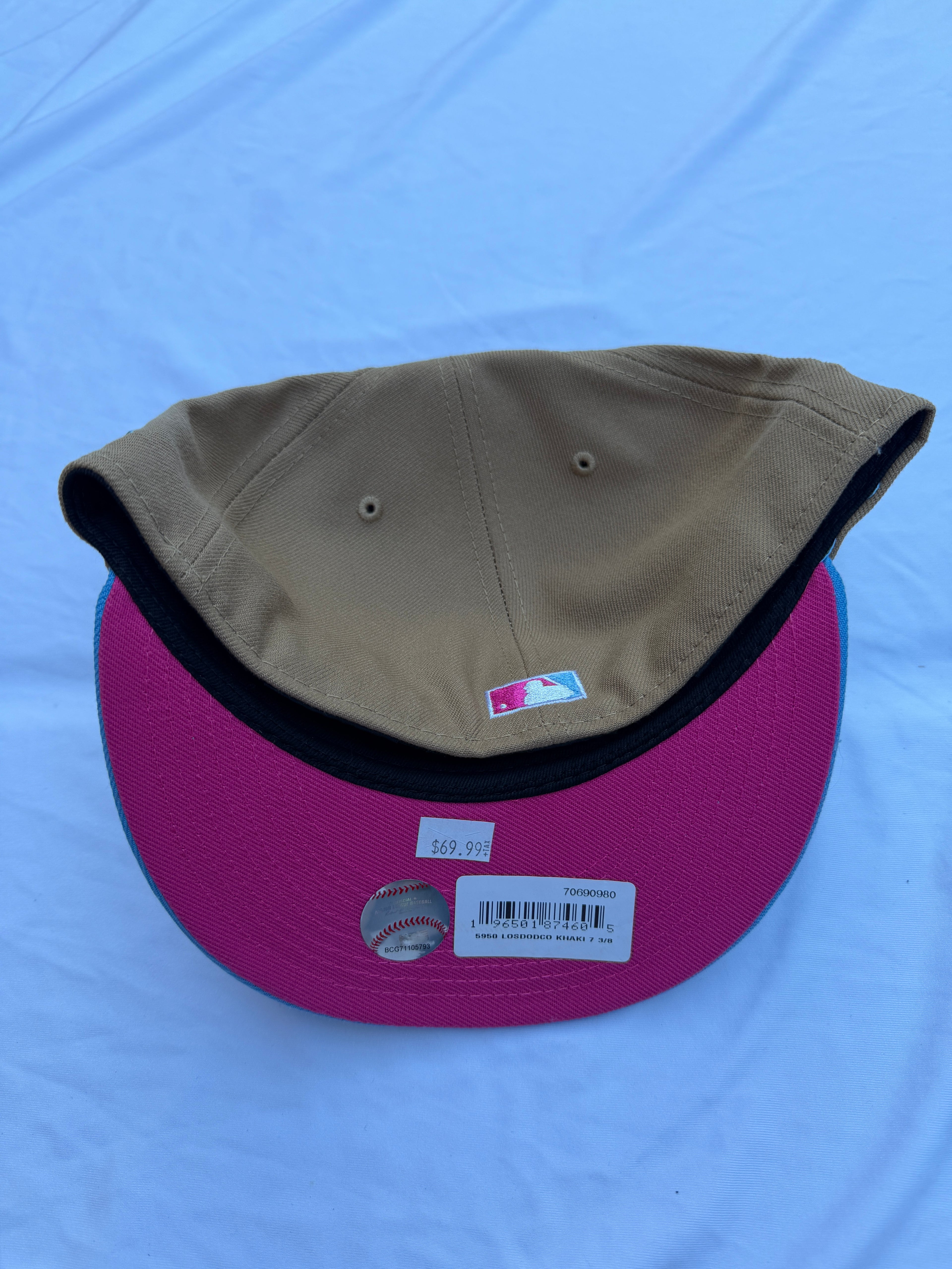 Bottom view Pink under brim