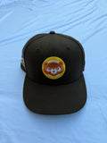 Preowned 7 3/8 size New Era Exclusive 59Fifty Aux Pack Chicago Cubs Wrigley Field Patch Hat Brown 
