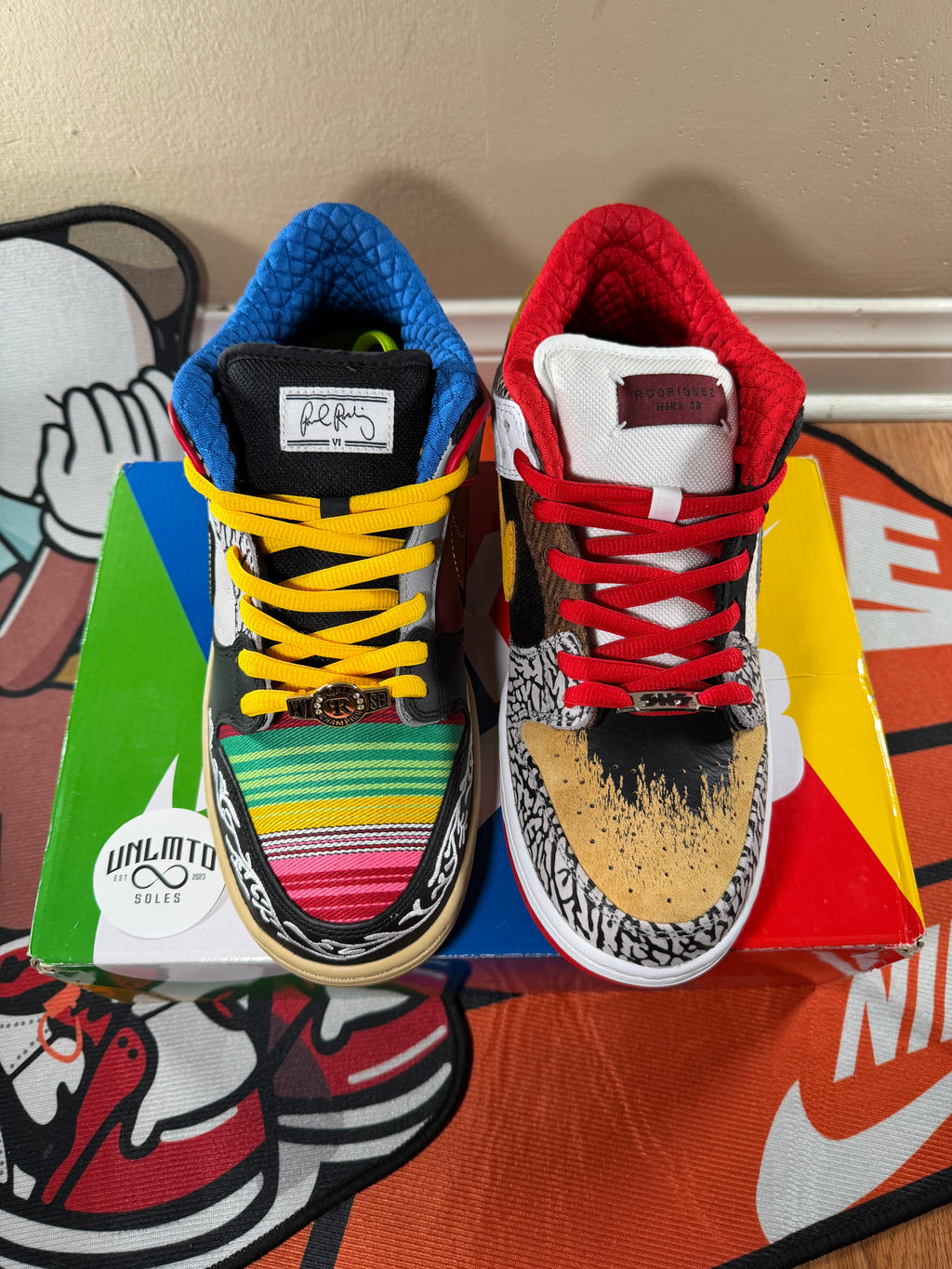 Top view of shoe