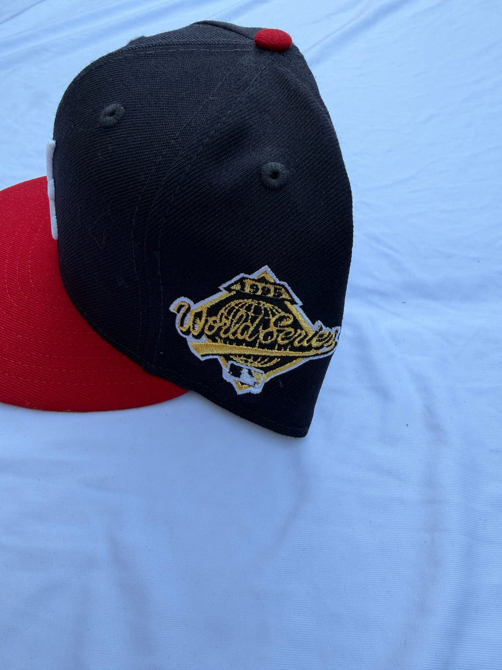 World Series patch on right side 