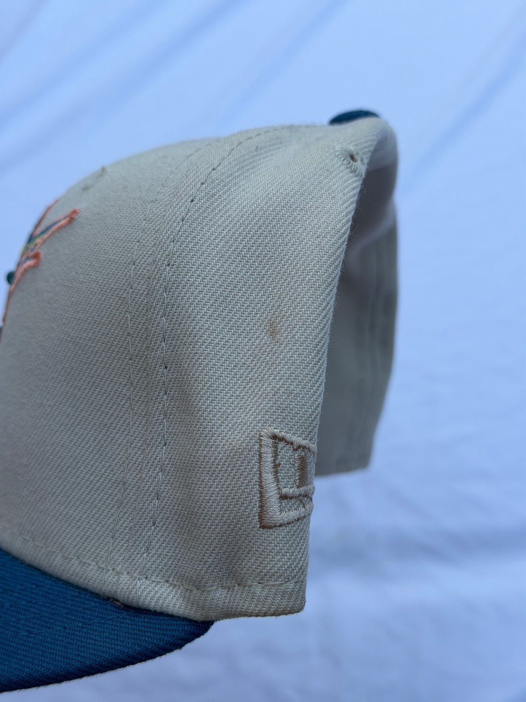 Right side view of hat