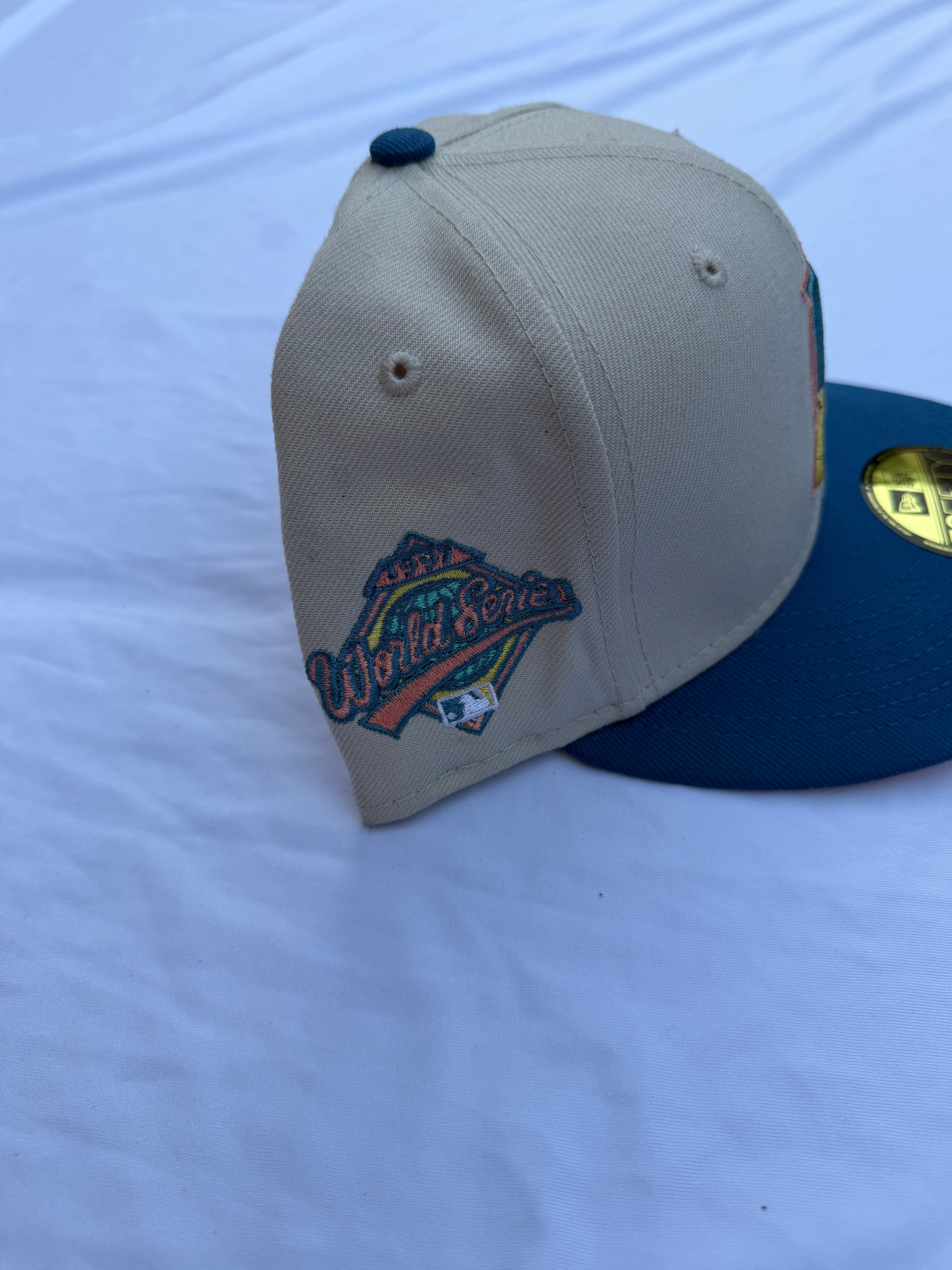 World Series patch left side of cap