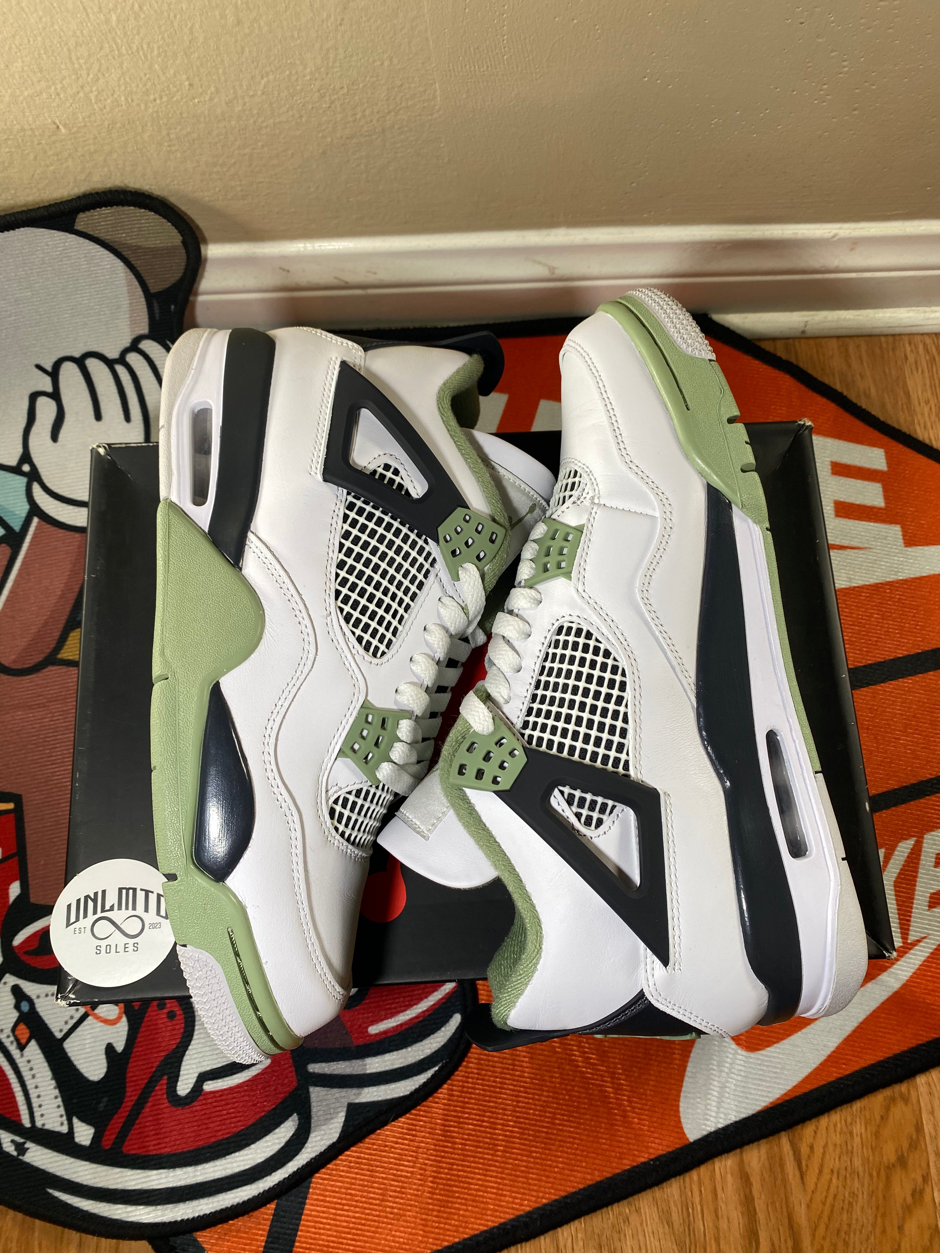 Side view of shoes