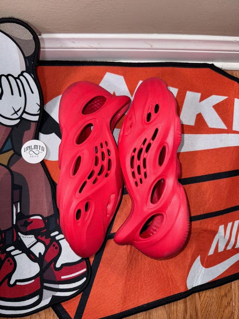Side view of shoe