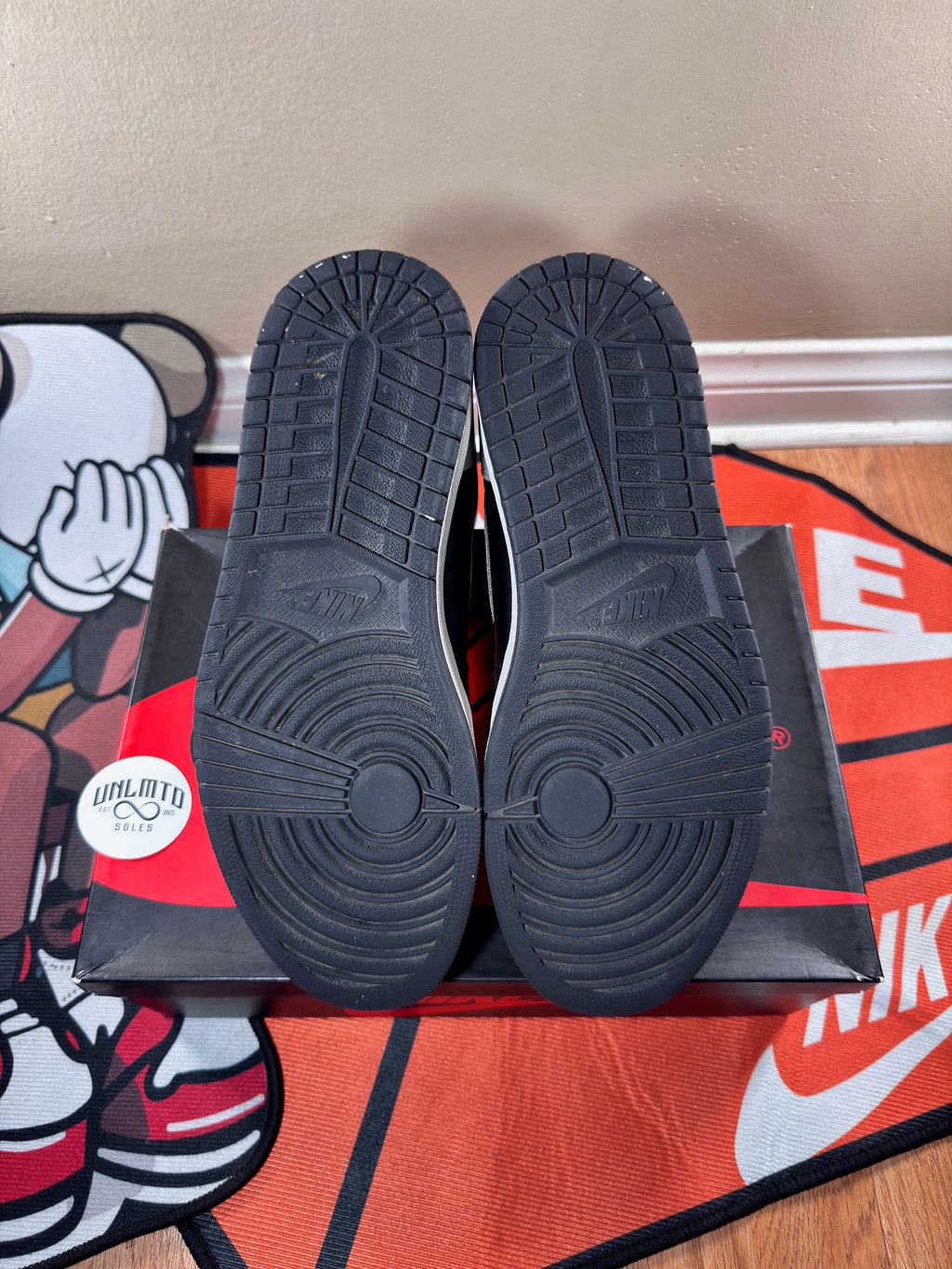 Black shoe soles 